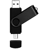 Dual Memory Stick with OTG 2-Port (Usb and Micro Usb) by VIEKUU, 32GB USB Flash Drive for Android Smartphone Samsung Tablet &amp; PC [Black]