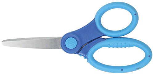 Westcott E-26005 00 - Tijeras escolares  12 7 cm  protecci  n antibacterias  punta roma  mango ergon  mico   varios colores
