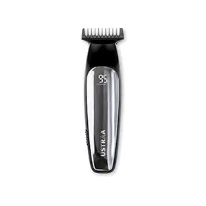 Ustraa Chrome 300 Corded and Cordless Beard Trimmer with Lithium-Ion Battery (Black)