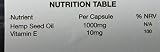 Hemp Oil 1000mg Supplement 180 Softgel Capsules | High Strength Hemp Seed Oil | Source of Omega 3 & 6 - Made in UK