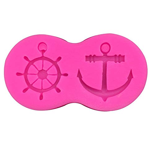 Preisvergleich Produktbild Romote Ruder und Anker Silikonform Schokoladenkonfekt Kuchendekoration Küchenhelfer