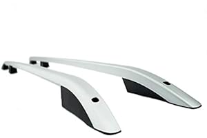 TVA Styling Transporter T5 & T6 Silver Aluminium Roof Rails LWB, Easy Fit, Non Drill, Anodised OEM Finish