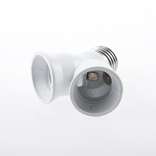 E27 A 2 E27 Forma De Y Adaptador Ampliadora De Bombilla Enchufe Portalámpara