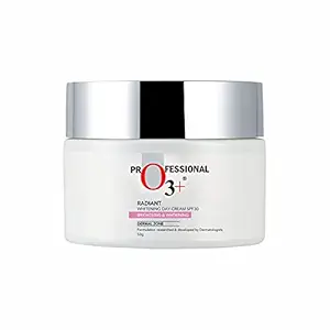 O3+ Radiant Brightening & Whitening Day Face Cream SPF 30 for Sun Protection, Dark Spots Reduction & Moisturised Skin, 50g