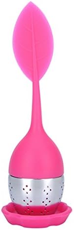 Silicone Tea Ball for Vacation Loose Tea Fuchia 1 Pcs