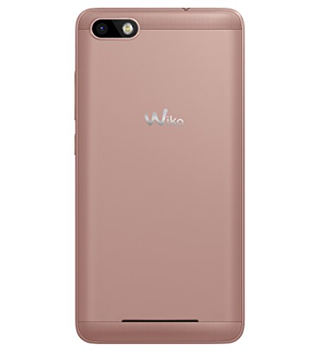 Wiko Lenny 3 Smartphone (12,7 cm (5 Zoll) IPS HD-Display, 16GB interner Speicher, Android 6 Marshmallow) rose gold