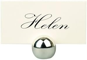 CSC Imports Round Ball Place Card Holders - Pack of 12
