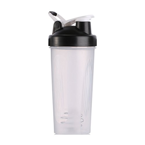 Preisvergleich Produktbild Handheld 600ML Gym Protein Shaker Mixer Bottle Whisk Ball Shaker Bottle