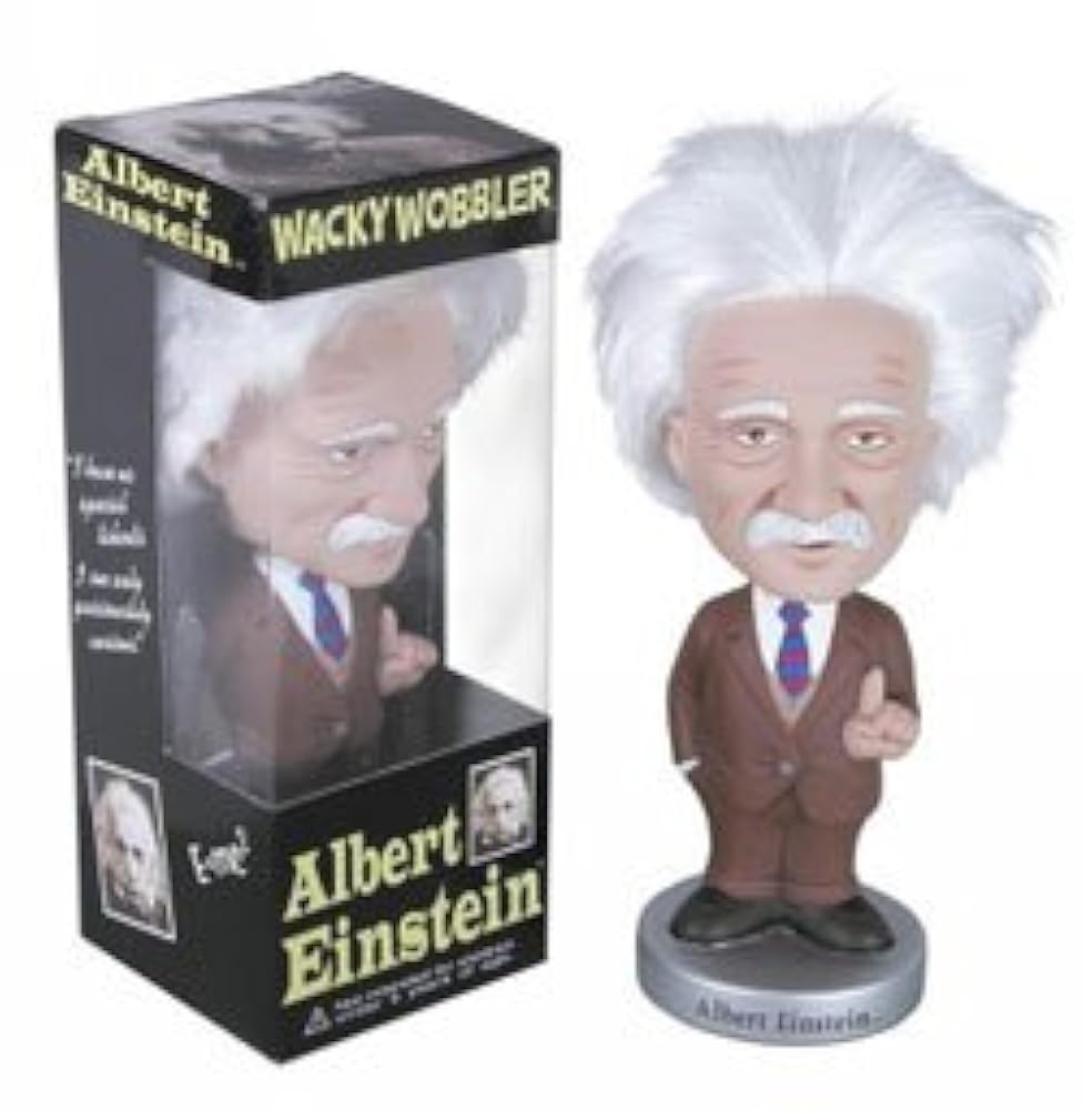Wacky Wobbler - Albert Einstein Bobble Head.