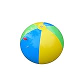 Hecho de PVC ecológico de alta calidad, esta pelota es lo suficientemente gruesa y duradera, no daña la salud de los niños.