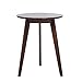 Produktbild Laptopständer DD Beistelltisch, Massivholz-Rundtisch, Besprechungstisch, Home Couchtisch, Snack-Tisch -Werkbank (Farbe : Walnut Color, größe : 50cm)