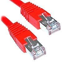Telegrtner Patch Cable Cat.7 / F-STP / LSZH / 0.5 m / Red