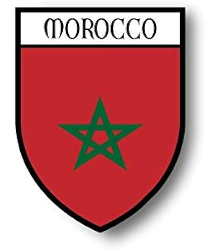 Bandiera del Marocco Bandiera adesiva auto per veicoli