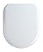 Produktbild WENKO 18901100 Premium WC-Sitz Madeira - Absenkautomatik, rostfreie Fix-Clip Hygiene Edelstahlbefestigung, antibakteriell, Kunststoff - Duroplast, 37 x 44 cm, Weiß