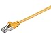 Produktbild Goobay CAT 5-050 SFTP Yellow 0.50m Gelb 0.5m - Netzwerkkabel (0,5 m, RJ-45, RJ-45, Gelb)