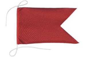 PARACHINISHOP Bandiera Rossa di PROTESTA per Regata CM 20X30 Accessori Barca Nautica