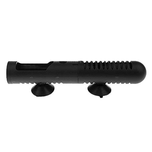 Preisvergleich Produktbild CDKJ Aquarienheizer Protective Cover-Schutz mit Saugnäpfen für Aquarium-Fisch-Schildkröte Tankheizung - Schwarz Aquarium und Zubehör