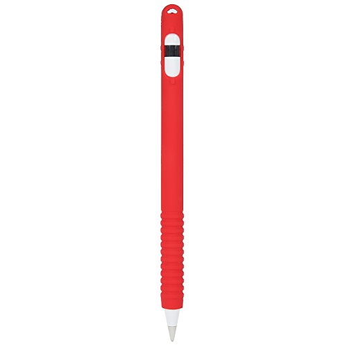 Jiajun Pencil Schutzhülle Huelle Sleeve für 9.7 and 12.9 Inch iPad Pro Apple Pencil Rot
