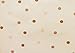 Large Highchair No Mess Splash Mat - Cream With Coffee/Beige Polkadots