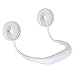 Produktbild Fat Bear Hanging Neck Fan USB Lade Hanging Neck Fan Doppelkopf Auto Fan Kreative Lazy Fan (WT)