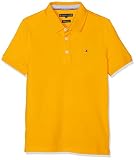  Tommy Hilfiger Essential Tommy Reg Polo S/s, Amarillo (Radiant Yellow 720), 176 (Talla del Fabricante: 16) para Niños