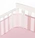 BreathableBaby 4 Sided Cot Mesh Liner in Mist (Pink)