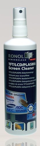 RONOL TFT, LCD, PLASMA reinigen mit Bildschirmreiniger 250 ml Pumpspray für Monitore