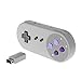 Produktbild Ranuw Handkonsolen Mit Spielen - Wireless Game Controller Gamepad Für Super Nintendo Mini SNES Classic Edition