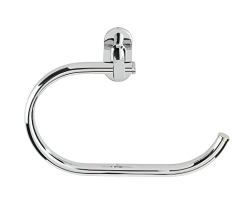 Wenko 22285100 Power-Loc Handtuchring Puerto Rico – Befestigen ohne bohren, Zinkdruckguss, 23.5 x 17 x 6.5 cm, Chrom - 7