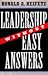 Leadership Without Easy Answers by Ronald A. Heifetz