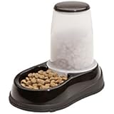 Maelson Feedo Futterspender für Haustiere, 60cm, glänzend, Schwarz/Weiß