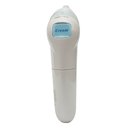 Rycom Electric nose cleaner, baby nasal aspirator - 3 sizes of silicone tips - hygienic disposable caps