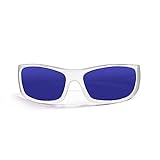Zusammensetzung:TR90 OCEAN SUNGLASSES - Bermuda - lunettes de soleil polarisÃBlackrolles - Monture : Blanc LaquÃBlackroll - Verres : Revo Bleu (3401.2)