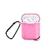 Price comparison product image KOBWA Airpods Case Cover,4 in 1 Set Waterproof Protective Accessories Kit Case for Apple Airpods with Sport Strap,Anti-Lost Carabiner,Drop-proof Anti Slip Silicone Charging Case