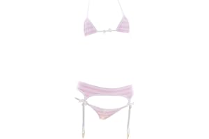 SINMIUANIME Dam mikrobikini cosplay underkläder BH och trosa set