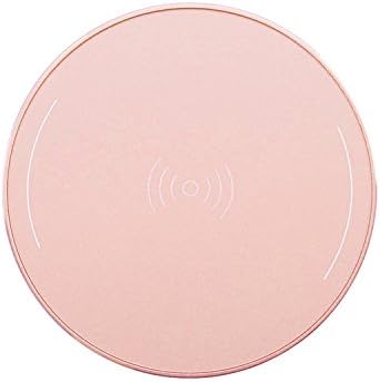 Mini Chargeur Rapide sans Fil, Bnest Qi sans Fil Station de Recharge avec Lampe d`indication pour Samsung S7 S7edge S6 S6edge Galaxy Note5 LG et et Tous les Appareils Compatibles Qi (rose )