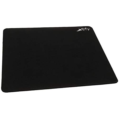 Xtrfy GP2, Large Fabric Gaming Mouse Pad (460 x 400 x 4 mm), Precision with Every Mouse Motion, Stitched Edges, Non-Slip Base Machine-Washable, Black