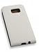 Produktbild Hochwertige Premium Handy Flip Case Tasche weiß für "Samsung Galaxy S7" Schutz Hülle Etui Cover Schale weiß