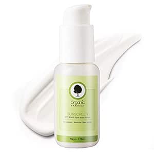 organic harvest sunscreen for oily skin spf 30