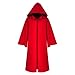 Produktbild YSFWL Mittelalter Umhang Gotischer Punk Normallack Kapuzenumhang des Mittelalterlichen Ritters Zauberumhang Retro for MäNner Und Frauen Gothic Solid Kapuzenverband Mantel Cosplay Outwear