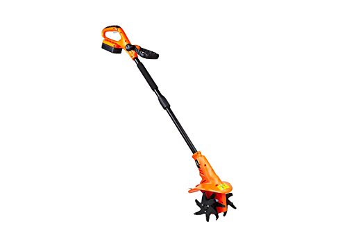 eSkde Cordless Garden Cultivator Rotavator Tiller Kit 18v Lithium Battery