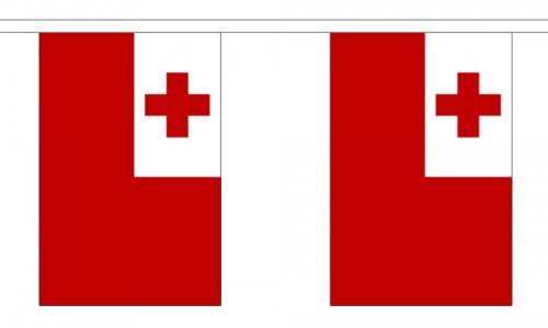 9 Meter 30 (9" x 6") Flagge Tonga Tongan 100% Polyester Material Fahnentuch Ideal Party Dekoration Für Die Straße Haus Pubs Vereine Schulen
