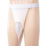 colector urinario para hombres 5. El sistema incluye: 1000 ml, 2000 ml bolsa de urinario x1, un catéter PVX (90 CM), una ropa interior de algodón puro transpirable, un embudo de orina, cada parte se puede limpiar de forma independiente.