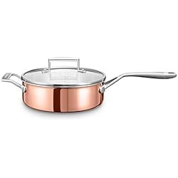 Kitchenaid kc2p35ehcp Casserole, Acier Inoxydable, 24 x 24 x 8 cm, Argent/cuivre