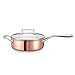 Produktbild KitchenAid KC2P35EHCP Kasserolle, Edelstahl, 24 x 24 x 8 cm, silber / kupfer