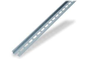 Plastic Bin Mount DIN Rail, 500 Mm (Pack Of 2)