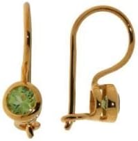www.vuillermoz.fr Earrings-Peridot Bndr 21377 Gilt