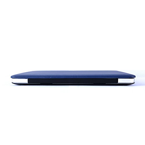 Macbook Pro 13 Hülle Case Tastaturschutzfolie Displayschutzfolie 3 in 1 Kit, TECOOL [Ultra Dünn Serien] Leder Hartschale Schutzhülle Case für MacBook Pro 13.3 Zoll Modell: A1278 – Dunkelblau - 7