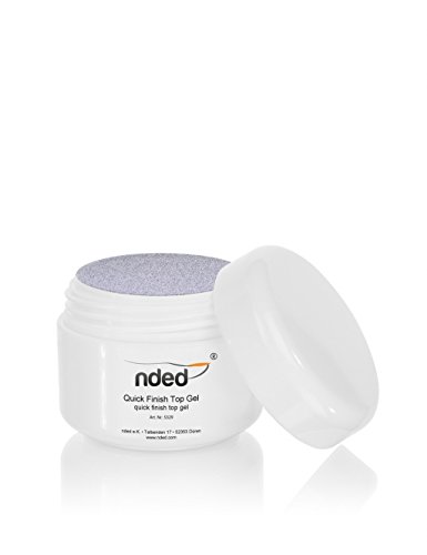 NDED Quick Finish LED Gel UV Top Coat Versiegelungsgel ohne Schwitzschicht, dünnviskos, NDED 5 ml, UV geeignet, LED geeignet, säurefrei - 3