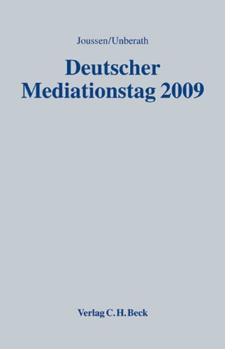 Mediation im Arbeitsrecht: Tagung vom 25./26. April 2009